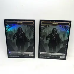 Zombie Token x6 Unstable Foil (Full-art backside) MTG Magic The Gathering - Image 2