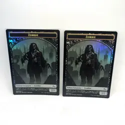 Zombie Token x6 Unstable Foil (Full-art backside) MTG Magic The Gathering - Image 4