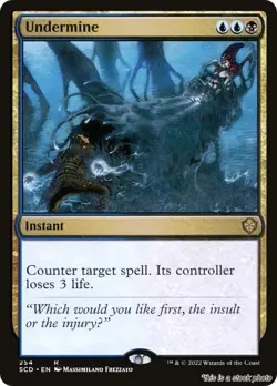 Undermine MTG Starter Commander Decks Rare NM Pck Fresh - Image 1