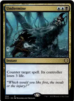 Undermine MTG Starter Commander Decks Rare NM Pck Fresh - Image 2