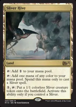 MTG Sliver Hive, Light Play, English Magic 2015 - Image 1