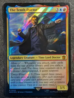 The Tenth Doctor - Surge Foil - UB: Doctor Who (MTG) - Image 1