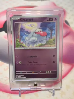 Greavard 065/132 Me01: Mega Evolution Reverse Holo Free Shipping NM Pokemon TCG - Image 1