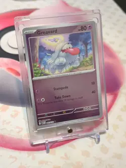 Greavard 065/132 Me01: Mega Evolution Reverse Holo Free Shipping NM Pokemon TCG - Image 2