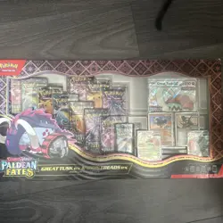 Pokemon: Paldean Fates Great Tusk ex & Iron Treads ex Premium Collection - Image 1