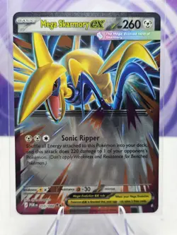 Pokemon Perfect Order Mega Skarmory EX 055/088 Double Rare NM - Image 1