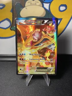 Pokemon TCG Charizard EX XY121 XY Red & Blue Collection Black Star Promo Holo - Image 5