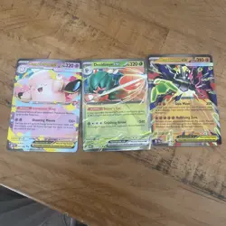 Pokemon Mega Zygarde ex 047/088 Perfect Order and mega clefable ex and decidueye - Image 1