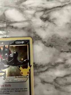 SEALED Pokemon Greninja Gold Star Holo Promo Black Star SWSH144 Celebrations - Image 4