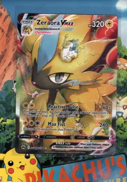Pokemon TCG Zeraora VMAX GG42/GG70 Crown Zenith: Galarian Gallery hOLO NM/M - Image 1