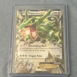 Rayquaza EX Roaring Skies 75/108 Ultra Rare Full Art Holo English Pokemon TCG - Image 1