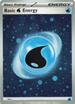 BASIC WATER ENERGY - 003 (COSMOS HOLO) 003 HOLO POKEMON NM/M - Image 1