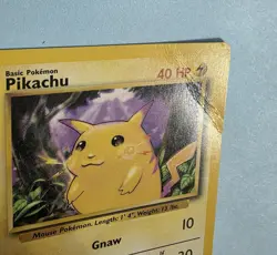 1999 Pikachu 58/102 - Base Set - Pokemon TCG - WotC - Image 3