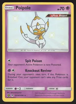 Poipole SV19/SV94 Pokemon TCG Hidden Fates: Shiny Vault NM - Image 1