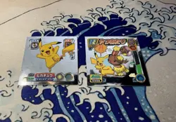 Pikachu Buneary Silver Foil Holo 2004-07 Pokemon Amada Hyper Seal Nintendo RARE - Image 1
