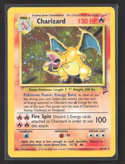 Pokemon 2000 Base Set 2 Charizard #4/130 - Image 1