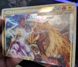 Entei and Raikou Legend 90/95 (Top) HeartGold & SoulSilver Unleashed Pokemon TCG - Image 3
