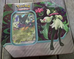 Pokemon TCG Paldea Partners Box Tin - Meowscarada Ex - New Sealed - Image 1