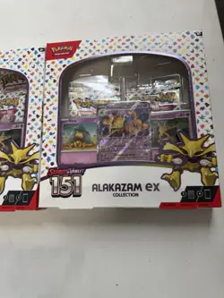 Pokemon TCG Alakazam v New Sealed Box Lot Of 2 - Image 1
