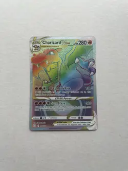 Pokemon TCG Charizard VSTAR Rainbow Secret Rare Card 174/172 Brilliant Stars - Image 2