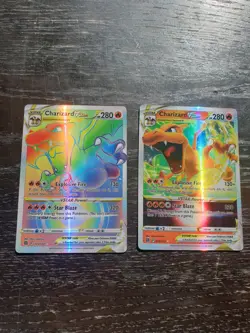 Charizard VSTAR 2022 Pokemon Sword Shield Brilliant Stars #174/172 Rare Rainbow - Image 5