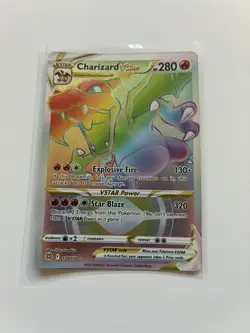 Pokemon TCG Charizard VSTAR (Secret) 174/172 Brilliant Stars Holo Rainbow 2022 - Image 1