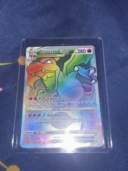 Pokemon Brilliant Stars - 174/172 Charizard VSTAR - Rainbow Secret Rare - NM/M - Image 1
