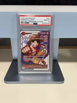 2025 One Piece Monkey D. Luffy 3rd Anv Treasure CP #014 PSA 10 Anniversary - Image 1