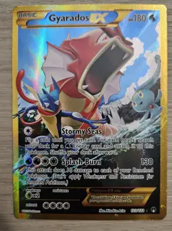 Pokemon Breakpoint XY Gyarados EX 123/122 Full Art Secret Rare Holo - Image 1