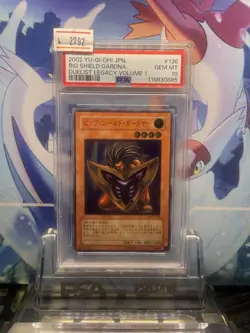 YuGiOh Big Shield Gardna PSA10 Ultimate Rare Relief 136 Collector Card - Image 1