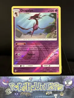 Pokemon Card Dragalge 53/131 Forbidden Light Reverse Holo Rare Played - Image 1