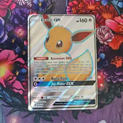 Eevee GX SM242 - LP Full Art Promo Rare Pokemon Card - Image 1
