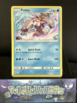 Pokemon Card Palkia 24/73 Rare Shining Legends Holo NM - Image 1