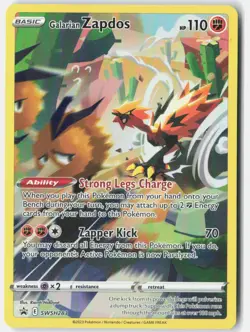 Galarian Zapdos Promo SWSH: Sword & Shield Promo Cards SWSH283 NM - Image 1