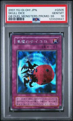 YuGiOh Dice of the Devil PSA10 Secret Rare Collector Card Game Promo - Image 1