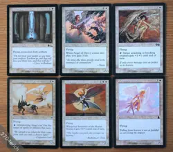 Set of 6 Pauper Legal Angel Cards (Old School) *NM* (English Magic MTG) - Image 1