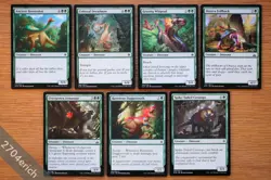 Complete Set of 22x Pauper Legal Dinosaur Cards Lot of 22 *NM* Magic Group MTG - Image 2