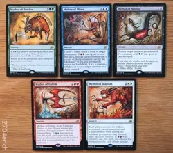 Set of 5 Ikoria Mythos Sorcery Cards *NM* (English Magic MTG) Seb McKinnon Art - Image 1