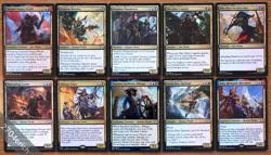 Set of 10 Gold Multi-Color Pirate Cards *NM* (English Magic MTG ) Hostage Taker - Image 1