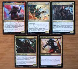 Set of 10 Gold Multi-Color Pirate Cards *NM* (English Magic MTG ) Hostage Taker - Image 2