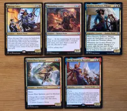 Set of 10 Gold Multi-Color Pirate Cards *NM* (English Magic MTG ) Hostage Taker - Image 3