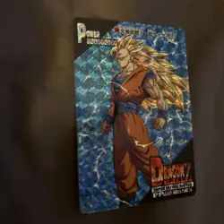 GOKU, SUPER SAIYAN 3 -PRISM - 1995 AMADA DRAGON BALL PP CARD VINTAGE - Image 4