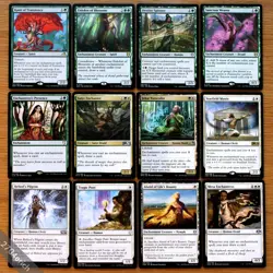 Set 12 Commander Enchantment Deck Utility Support Cards *Magic MTG Green White* - Image 1