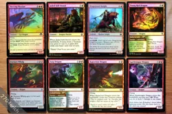 Set 8 FOIL Pauper Legal Dragon Cards *NM* English Magic the Gathering MTG Group - Image 1