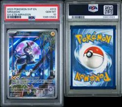 Pokemon TCG Miraidon SVP Black Star Promos Holo Card #013 PSA 10 - Image 3