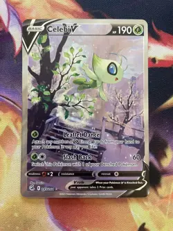 Celebi V (Alternate Art) 245/264 SWSH08: Fusion Strike Ultra Rare Pokemon Card - Image 1
