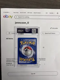 Pokemon TCG Shining Magikarp Neo Revelation Holo Card 66/64 PSA 7 - Image 2