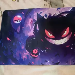 Gengar Standard Sized Playmat Tcg Trading Card Game Play Mat Rubber Pokemon - Image 2