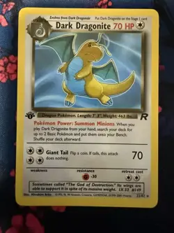 Dark Dragonite 22/82 - Team Rocket 1st Edition - Rare Card LP - Image 1