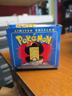 Pokemon Charizard 23K Gold-Plated Burger King Trading Card BRAND NEW SEALED - Image 2